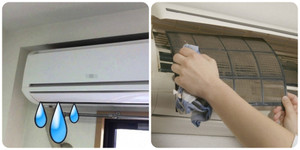 Máy lạnh bị chảy nước phải làm sao?