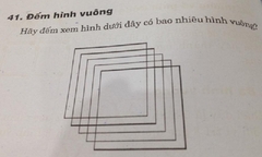 Thử tài tinh mắt: Có bao nhiêu hình vuông trong ảnh?