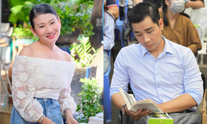 NSƯT Mỹ Uyên, MC Nguyên Khang say mê với bộ sách 'chữa lành'