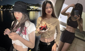 'Hoa khôi đội tuyển nữ Việt Nam' Thanh Nhã khoe 'vòng eo con kiến'