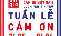 UNIQLO mang đến Tuần Lễ Cảm Ơn từ ngày 26/5 đến 1/6
