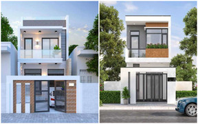 Những mẫu nhà 1 trệt 1 lầu giá rẻ đẹp nhất