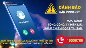 Mạo danh EVNNPC thông tin không đúng sự thật nhằm lừa đảo khách hàng