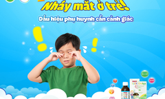 Nháy mắt ở trẻ - dấu hiệu tổn thương thị lực do ánh sáng xanh
