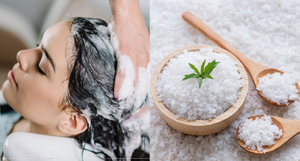 Tác dụng bất ngờ khi trộn muối trắng với dầu gội