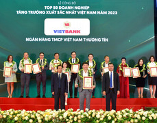 Vietbank tiếp tục lọt Top 50 doanh nghiệp tăng trưởng xuất sắc nhất Việt Nam