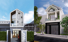 Những mẫu nhà 1 trệt 1 lầu diện tích nhỏ cho gia đình ít người