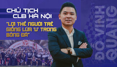 Chủ tịch CLB Hà Nội: 'Lợi thế người trẻ giống lứa 'U' trong bóng đá'