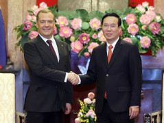 Ông Dmitry Medvedev: Nga rất coi trọng quan hệ với Việt Nam