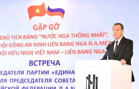 Ông Dmitry Medvedev xúc động trước tình cảm nồng ấm của những người bạn Việt Nam