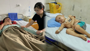 Người phụ nữ có con bị ung thư máu, chồng đột quỵ liệt nửa người