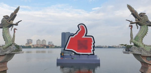 Hà Nội: Đơn vị lắp biểu tượng check-in hình ngón tay cái bị phạt 25 triệu đồng