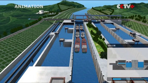 Cận cảnh âu tàu trong đất liền lớn nhất thế giới