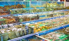 Ốc, tôm, cua, ghẹ đồng loạt đội giá