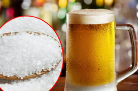 Thêm chút muối vào bia có tác dụng gì?