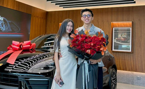 Văn Hậu lên đời xe mới, tay trong tay hạnh phúc với bạn gái Doãn Hải My