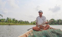Mô hình sản xuất tôm - lúa hiệu quả ở Kiên Giang