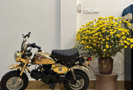 Honda Monkey 1996 mạ vàng chưa từng đổ xăng rao bán giá 300 triệu