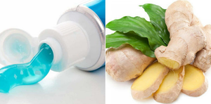 Kem đánh răng kết hợp với gừng có công dụng gì?