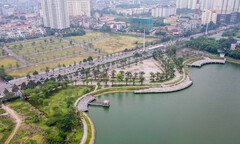 Công viên ở Thủ đô thiết kế theo phong cách sân golf dang dở sau 7 năm thi công