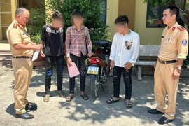 Sơn La: Tạm giữ phương tiện của thanh niên bốc đầu xe máy để quay clip