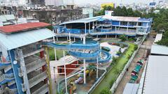 Cảnh hoang tàn của Công viên nước Đại Thế Giới nổi tiếng một thời ở TP.HCM