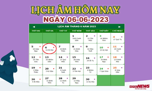 Lịch âm 6/6 – Âm lịch hôm nay 6/6 chính xác nhất - lịch vạn niên 6/6/2023
