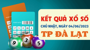 Kết quả xổ số Đà Lạt hôm nay 4/6/2023 - XSDL 4/6