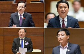 4 Bộ trưởng đăng đàn trả lời chất vấn trước Quốc hội