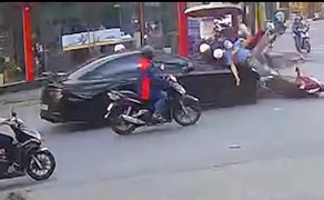 Danh tính tài xế 'ô tô điên' lùa loạt xe máy, xe tải ở Bình Dương