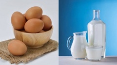 Ăn trứng và uống sữa cùng lúc vào bữa sáng có sao không?