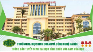 Trường ĐH Kinh doanh & Công nghệ Hà Nội tuyển sinh hệ vừa làm vừa học năm 2023