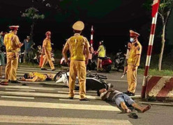 Vĩnh Phúc: Thanh niên trốn đo nồng độ cồn, lao thẳng vào CSGT