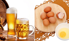 Uống bia với trứng gà có tác dụng gì?
