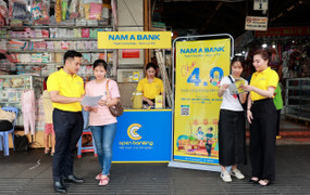 Nam A Bank nhân rộng thanh toán không tiền mặt với mô hình Chợ 4.0
