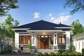 Những mẫu biệt thự 1 tầng mái Nhật đầy đủ tiện nghi