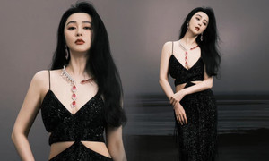 Phạm Băng Băng đeo trang sức của NTK Việt chụp ảnh bìa cho tạp chí Vogue