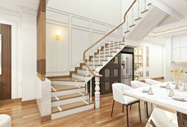 Vì sao cầu thang thường có số bậc lẻ?