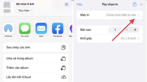 Cách in tin nhắn văn bản từ iPhone