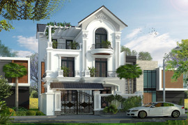 Đắm chìm trong những mẫu biệt thự 3 tầng kiểu Pháp đẹp nhất hiện nay