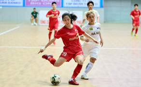 Vòng 5 giải futsal nữ VĐQG 2023: Thái Sơn Nam TP.HCM vững ngôi đầu