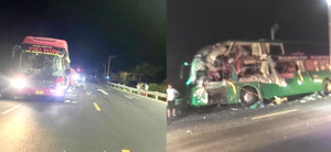 Phú Yên: Hai xe khách đâm nhau trên quốc lộ, 11 người thương vong