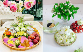 Dân mạng đua nhau khoe mâm cúng Tết Đoan ngọ đủ món ngon