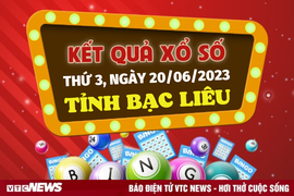 Kết quả xổ số Bạc Liêu hôm nay 20/6 - XSBL 20/6/2023