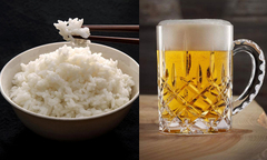 Vừa ăn cơm vừa uống bia có tốt không?
