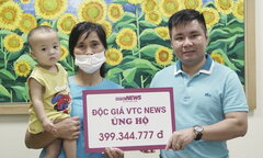 Độc giả VTC News ủng hộ gần 400 triệu ghép tủy cho bé 14 tháng ở Thanh Hóa