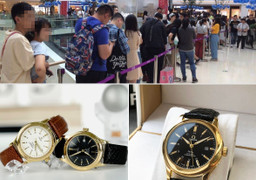 Thực hư thông tin hãng đồng hồ nổi tiếng Omega giảm giá 70%, khách ùn ùn xếp hàng chờ mua