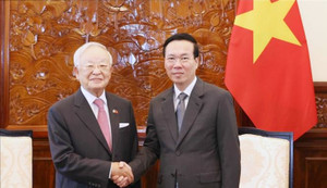 Chủ tịch nước tiếp lãnh đạo tập đoàn hàng đầu về văn hóa, giải trí tại Hàn Quốc