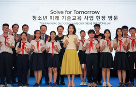 Phu nhân Tổng thống HQ dự sự kiện giới thiệu chương trình CSR Samsung