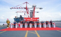 Cảng Long An hợp long 7 cầu cảng và khai trương dịch vụ khai thác container